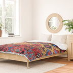 Baluch Khorasan Antique Tribal Persian Rug Print Duvet Cover Gallery Image 2