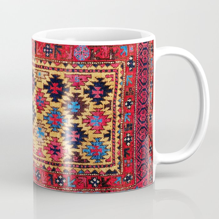 Baluch Khorasan Antique Tribal Persian Rug Print Coffee Mug Gallery Image 1