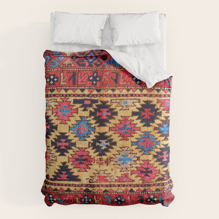 Baluch Khorasan Antique Tribal Persian Rug Print Comforter Gallery Image 1