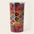 Baluch Khorasan Antique Tribal Persian Rug Print Travel Mug Gallery Image 1