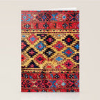 Baluch Khorasan Antique Tribal Persian Rug Print Stationery Card Gallery Image 2