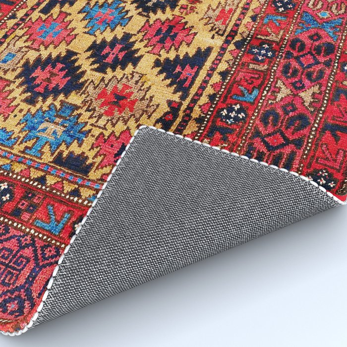Baluch Khorasan Antique Tribal Persian Rug Print Rug Gallery Image 4