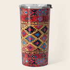 Baluch Khorasan Antique Tribal Persian Rug Print Travel Mug Gallery Image 2