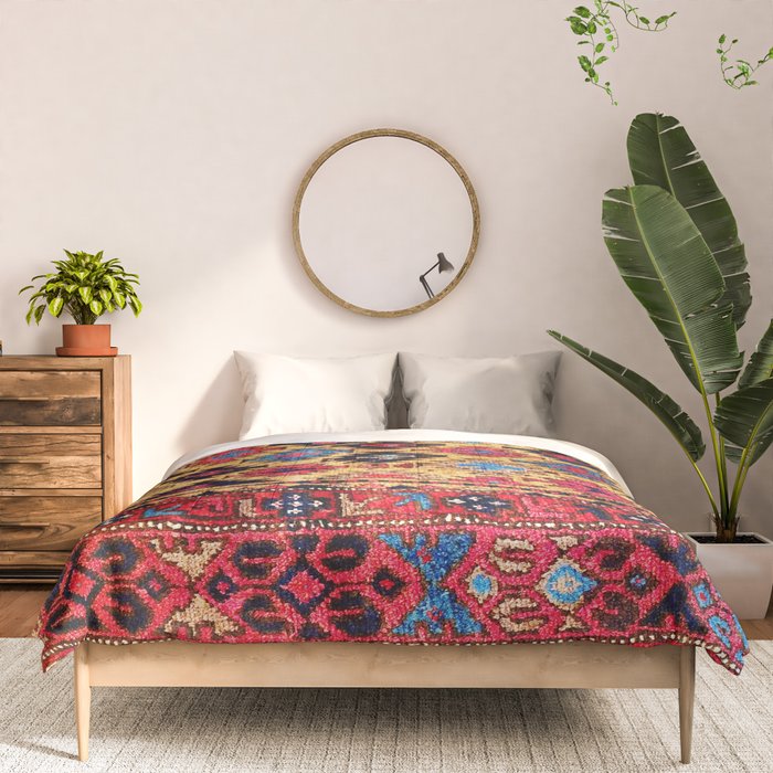 Baluch Khorasan Antique Tribal Persian Rug Print Comforter Gallery Image 3