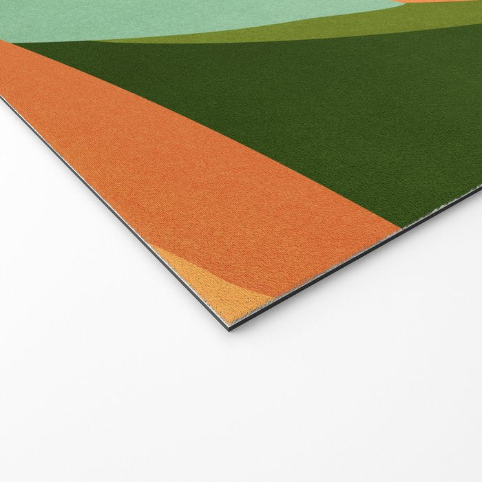 Colorful Agave Painted Cactus Illustration Welcome Mat Gallery Image 2
