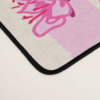 Retro Pink Cherry Blossoms Desk Mat Gallery Image 4