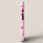 Retro Pink Cherry Blossoms iPhone Case Gallery Image 2