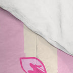 Retro Pink Cherry Blossoms Comforter Gallery Image 4