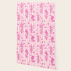 Retro Pink Cherry Blossoms Wallpaper Gallery Image 2