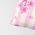 Retro Pink Cherry Blossoms Pillow Sham Gallery Image 4