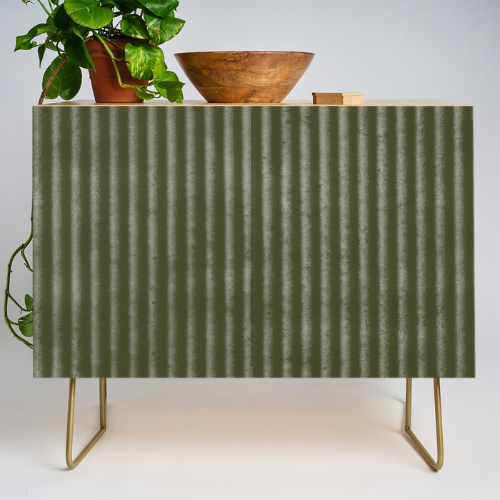 Ribbed (Olive Green) Credenza Gallery Image 1