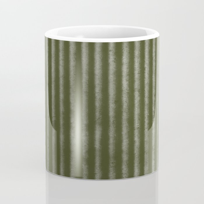 Ribbed (Olive Green) Coffee Mug Gallery Image 4