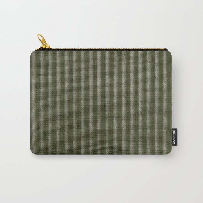 Ribbed (Olive Green) Carry All Pouch Gallery Image 1