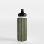 Ribbed (Olive Green) Water Bottle Gallery Image 3
