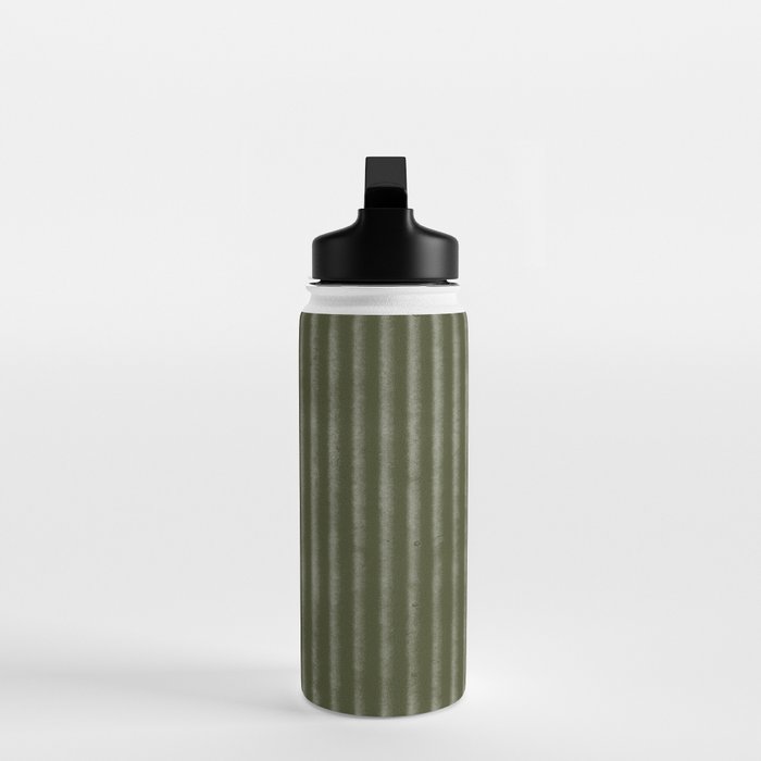 Ribbed (Olive Green) Water Bottle Gallery Image 3