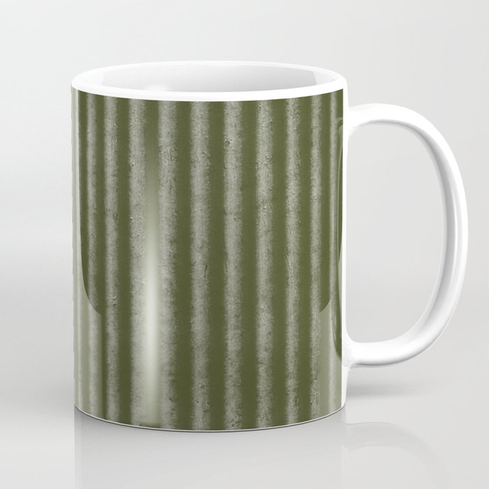 Ribbed (Olive Green) Coffee Mug Gallery Image 1