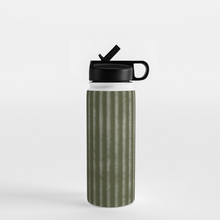 Ribbed (Olive Green) Water Bottle Gallery Image 1