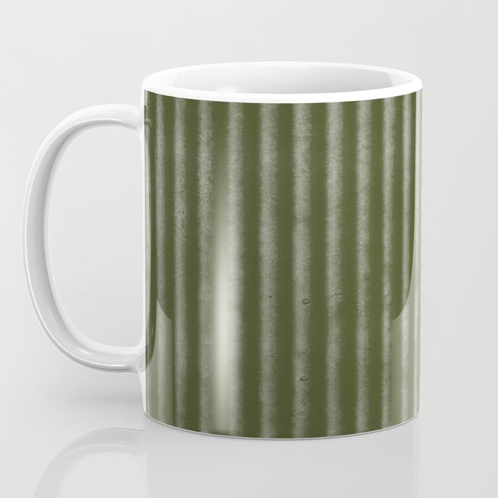 Ribbed (Olive Green) Coffee Mug Gallery Image 3