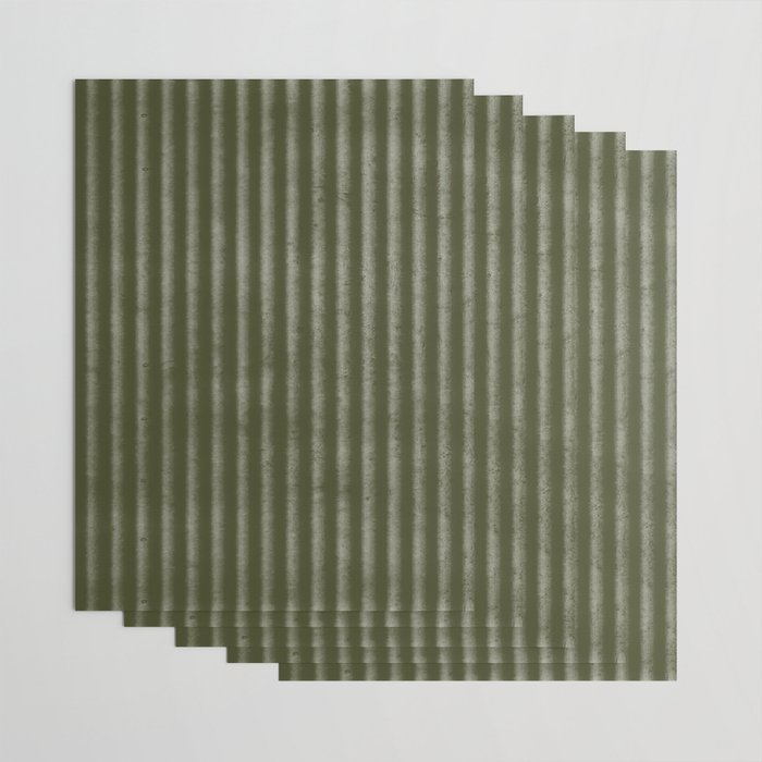 Ribbed (Olive Green) Wrapping Paper Gallery Image 3