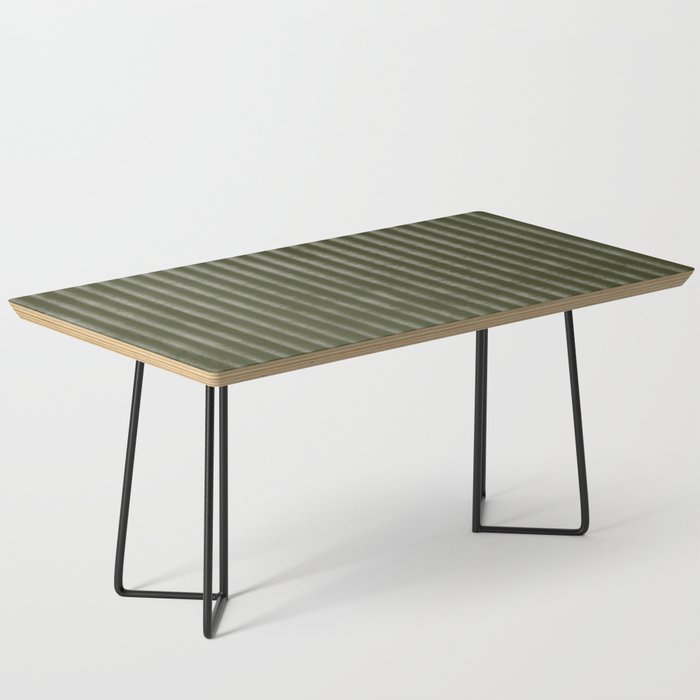 Ribbed (Olive Green) Coffee Table Gallery Image 1