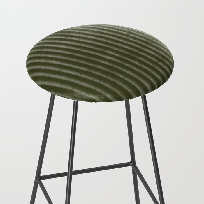 Ribbed (Olive Green) Stool Gallery Image 2