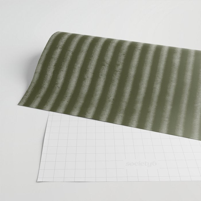 Ribbed (Olive Green) Wrapping Paper Gallery Image 2