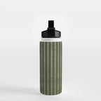 Ribbed (Olive Green) Water Bottle Gallery Image 2