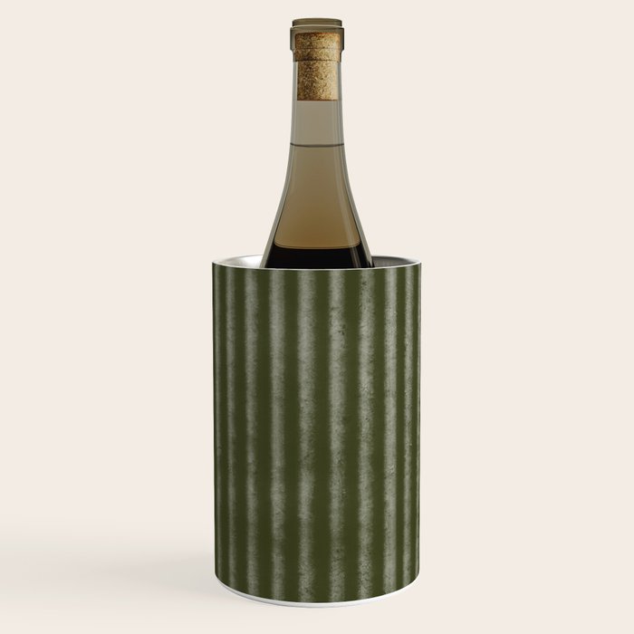 Ribbed (Olive Green) Wine Chiller Gallery Image 1