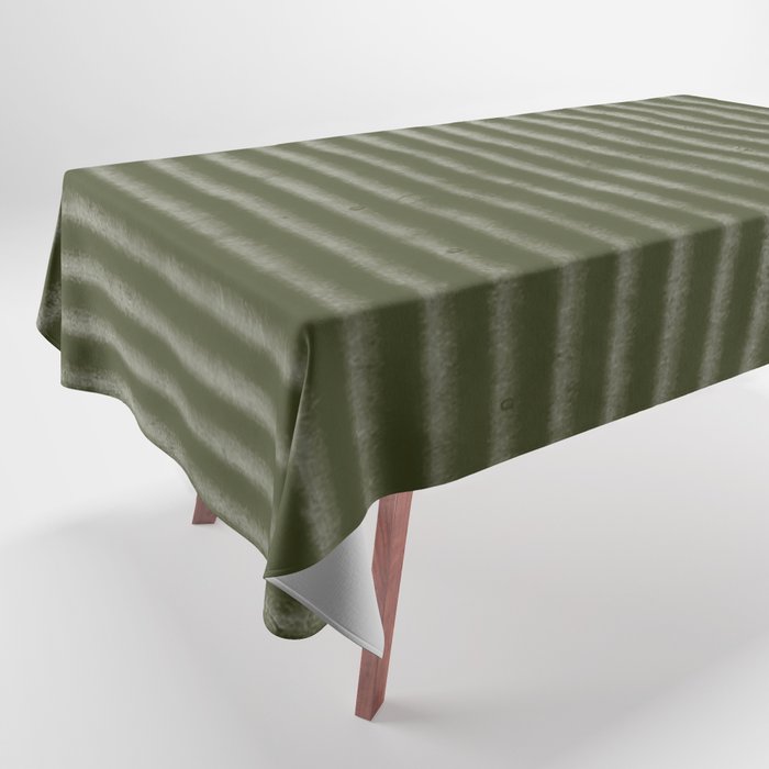 Ribbed (Olive Green) Tablecloth Gallery Image 1