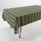 Ribbed (Olive Green) Tablecloth Gallery Image 1