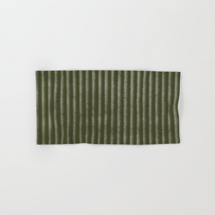 Ribbed (Olive Green) Bath Towel Gallery Image 1