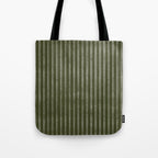 Ribbed (Olive Green) Tote Bag Gallery Image 1