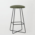 Ribbed (Olive Green) Stool Gallery Image 1
