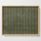 Ribbed (Olive Green) Serving Tray Gallery Image 1