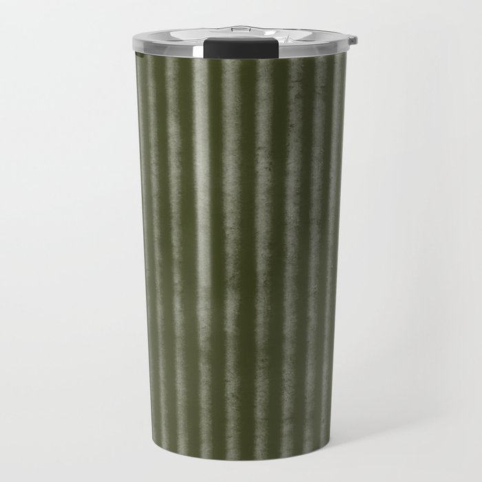 Ribbed (Olive Green) Travel Mug Gallery Image 1