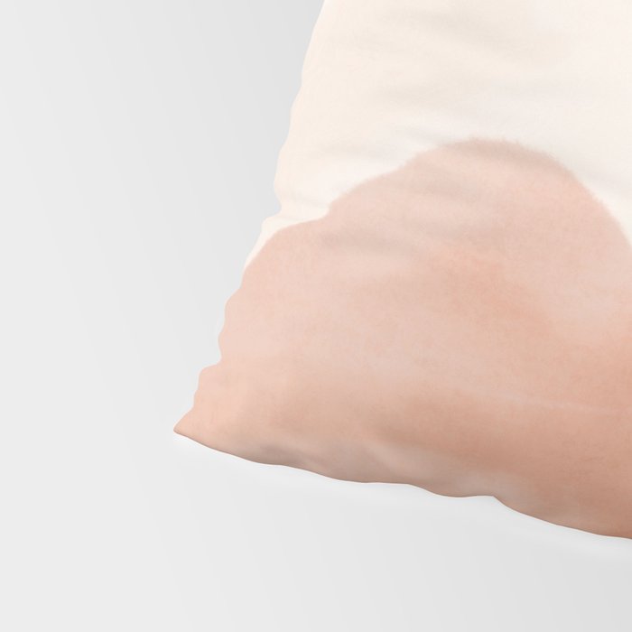 Warm watercolor abstract landscape Pillow Sham Gallery Image 4