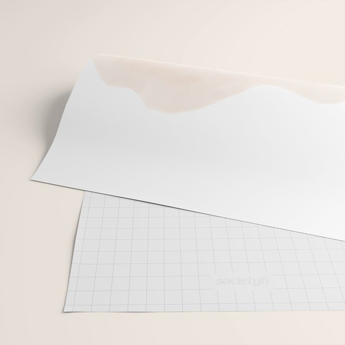 Warm watercolor abstract landscape Wrapping Paper Gallery Image 2