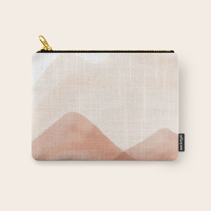 Warm watercolor abstract landscape Carry All Pouch Gallery Image 1