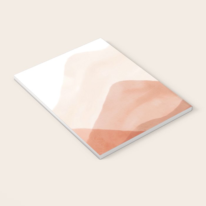Warm watercolor abstract landscape Notebook Gallery Image 3