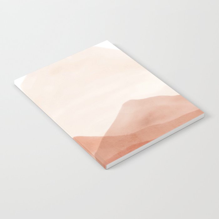 Warm watercolor abstract landscape Notebook Gallery Image 2