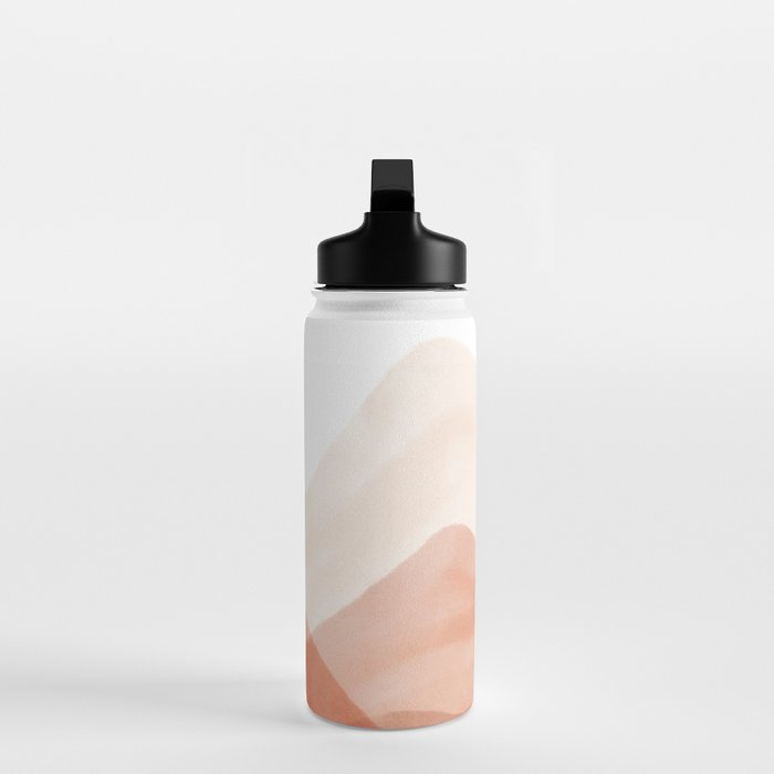 Warm watercolor abstract landscape Water Bottle Gallery Image 3