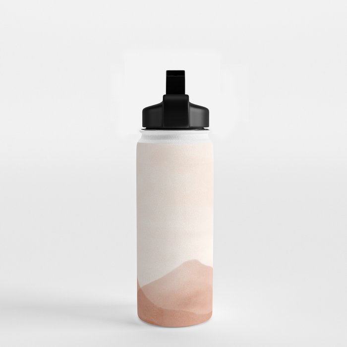 Warm watercolor abstract landscape Water Bottle Gallery Image 2
