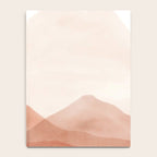 Warm watercolor abstract landscape Notebook Gallery Image 4