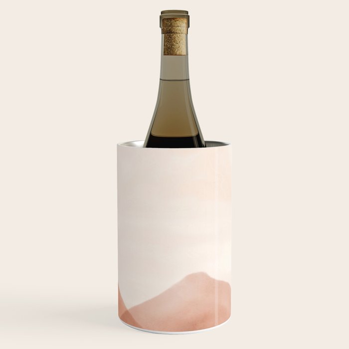 Warm watercolor abstract landscape Wine Chiller Gallery Image 3