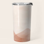 Warm watercolor abstract landscape Travel Mug Gallery Image 2