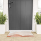 Warm watercolor abstract landscape Welcome Mat Gallery Image 3