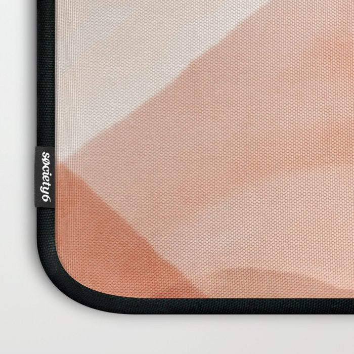 Warm watercolor abstract landscape Laptop Sleeve Gallery Image 3