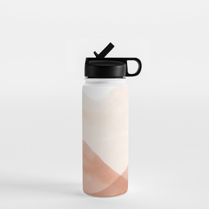 Warm watercolor abstract landscape Water Bottle Gallery Image 1