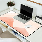 Warm watercolor abstract landscape Desk Mat Gallery Image 2