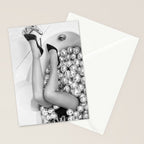 Female Disco Legs - Black White Photography - Photograph Stationery Card Gallery Image 2